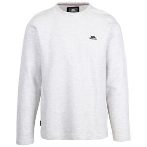 Trespass Mens Calverley Sweatshirt / Off White Marl